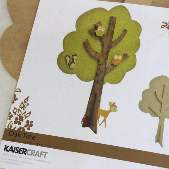 Big Kaisercraft Big Oak & Elm Trees DIY Blank Wood - Picture 3 of 8